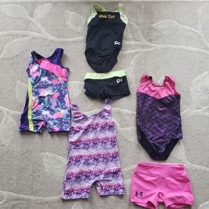 GUC Girls Gymnastic/Dance Leotard Lot (Size 4/5)